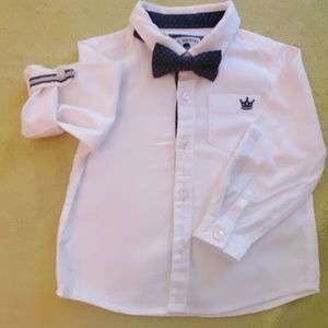 Formal toddler boy button down shirt
